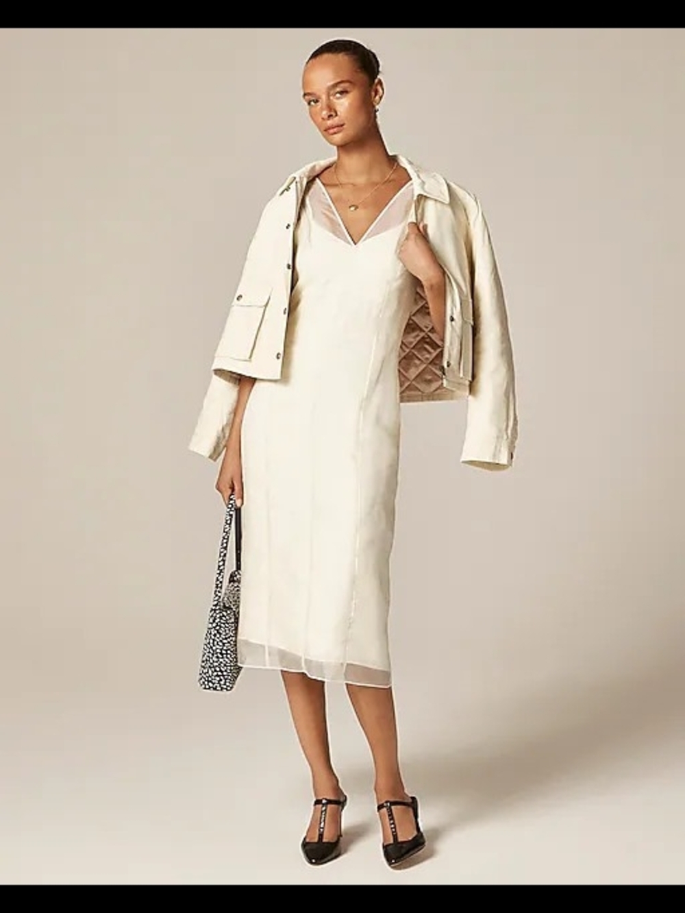 NWT J Crew Collection Layered Organza Shift Dress